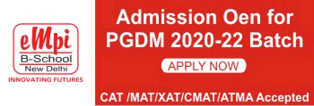 EMPI admission open for PGDM